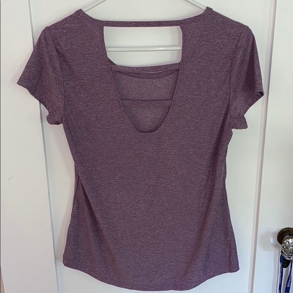 Marika Activewear T shirt with striped cutout back - Picture 2 of 5
